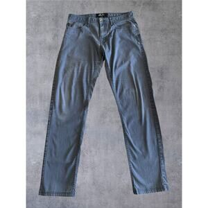 Oakley Mens Slim Fit Chino Pants Sz 33 Navy Blue Stretch 5-Pocket Casual Golf